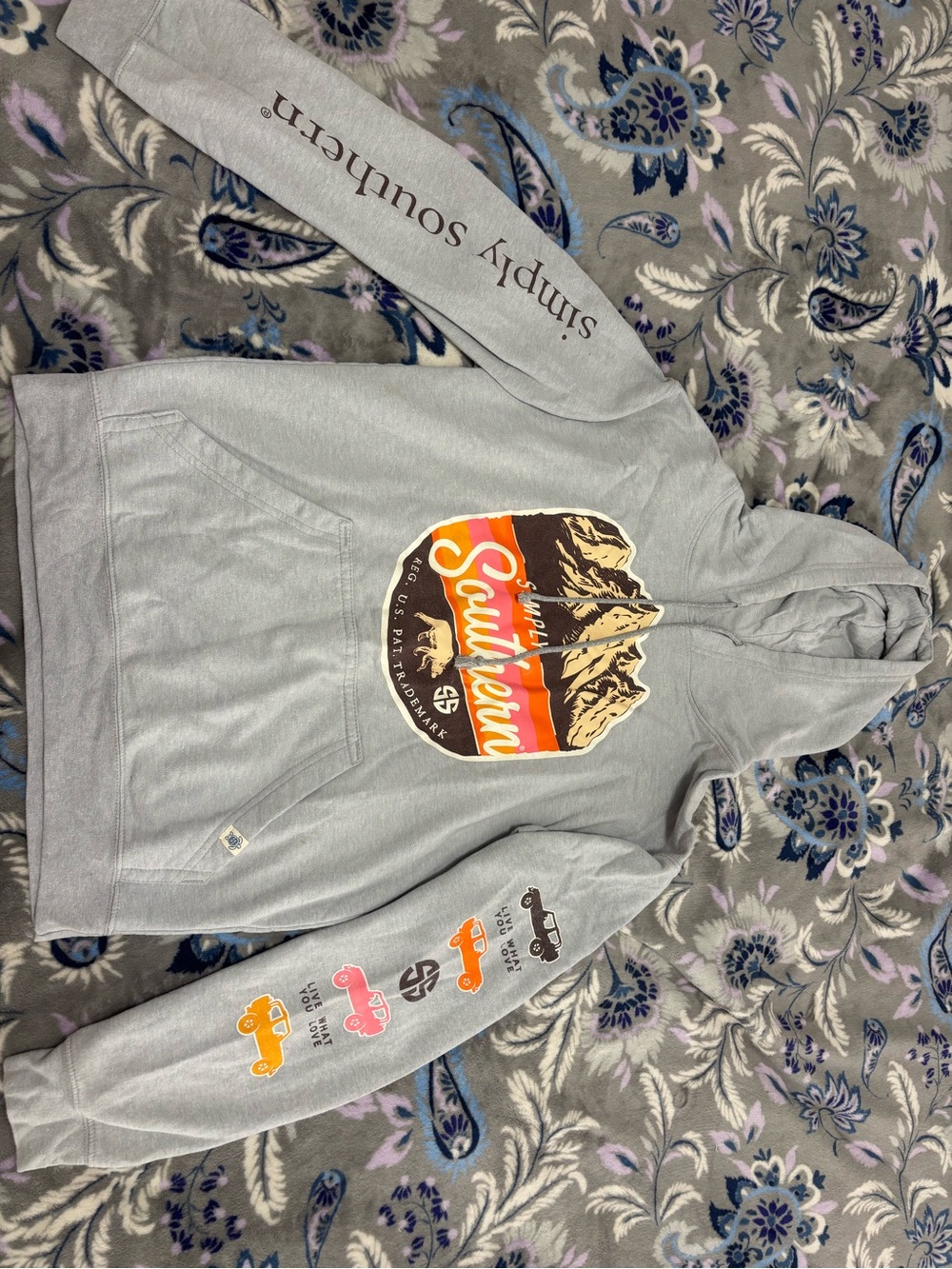 Simply Southern grey hoodie